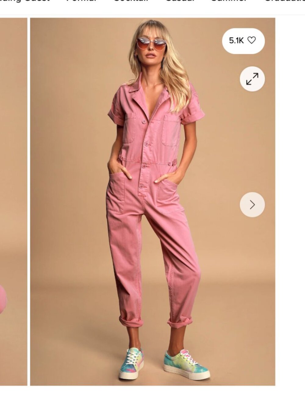 Pink Grover Pistola Jumpsuit - Picture 4 of 7